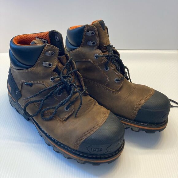 Timberland PRO Mens Boondock 6" Composite Safety Toe Waterproof Work Boot Sz 12W - Picture 1 of 7